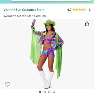 Small Women’s “Macho Man” Randy Savage WWE Superstar Costume